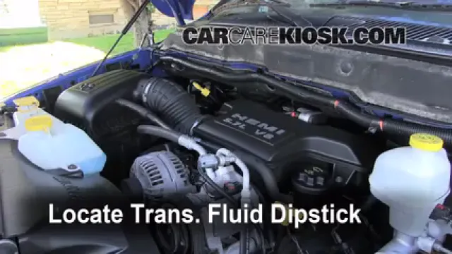2007 Dodge Ram 1500 Laramie 5.7L V8 Extended Crew Cab Pickup Transmission Fluid Check Fluid Level